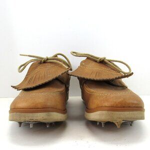 Soft Ones Golf Shoes Comfortable Brown All Man Made with Cleats Men's Size 10.5